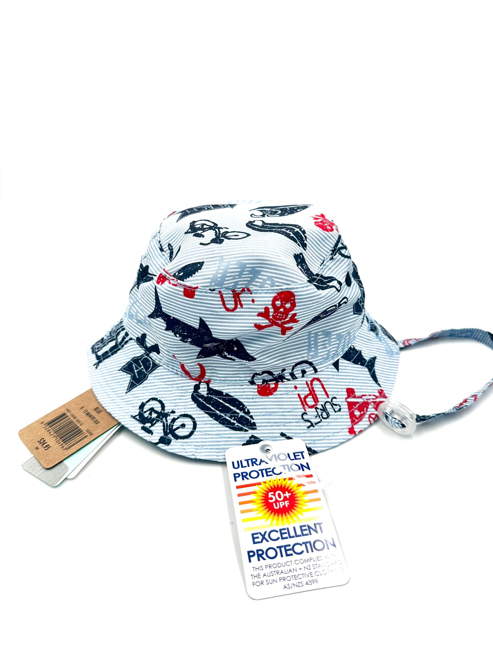 Dozer Baby Boys Bucket Hat - Light Blue Ocean - Kai
